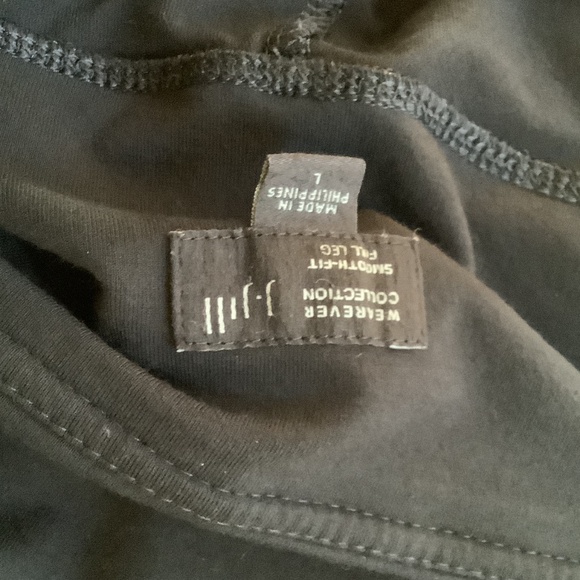 JJILL Black Wearever Collection Smooth Fit Leg/Large - Picture 3 of 3